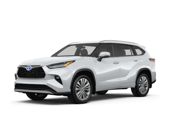 Toyota Highlander Hybrid - Front view Toyota Highlander Hybrid - Front view